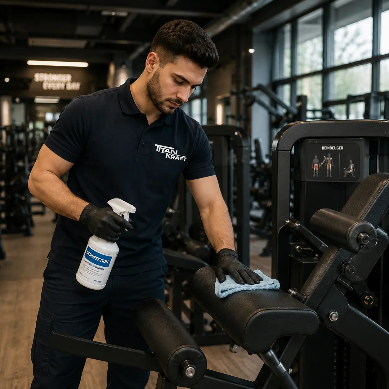 Fitnessstudio-Reinigung